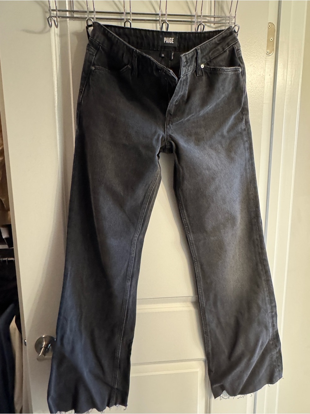 PAIGE Women’s Black Bootcut Jeans